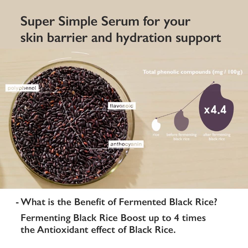 Haruharu Serum de Arroz Negro para Piel Mixta Grasa