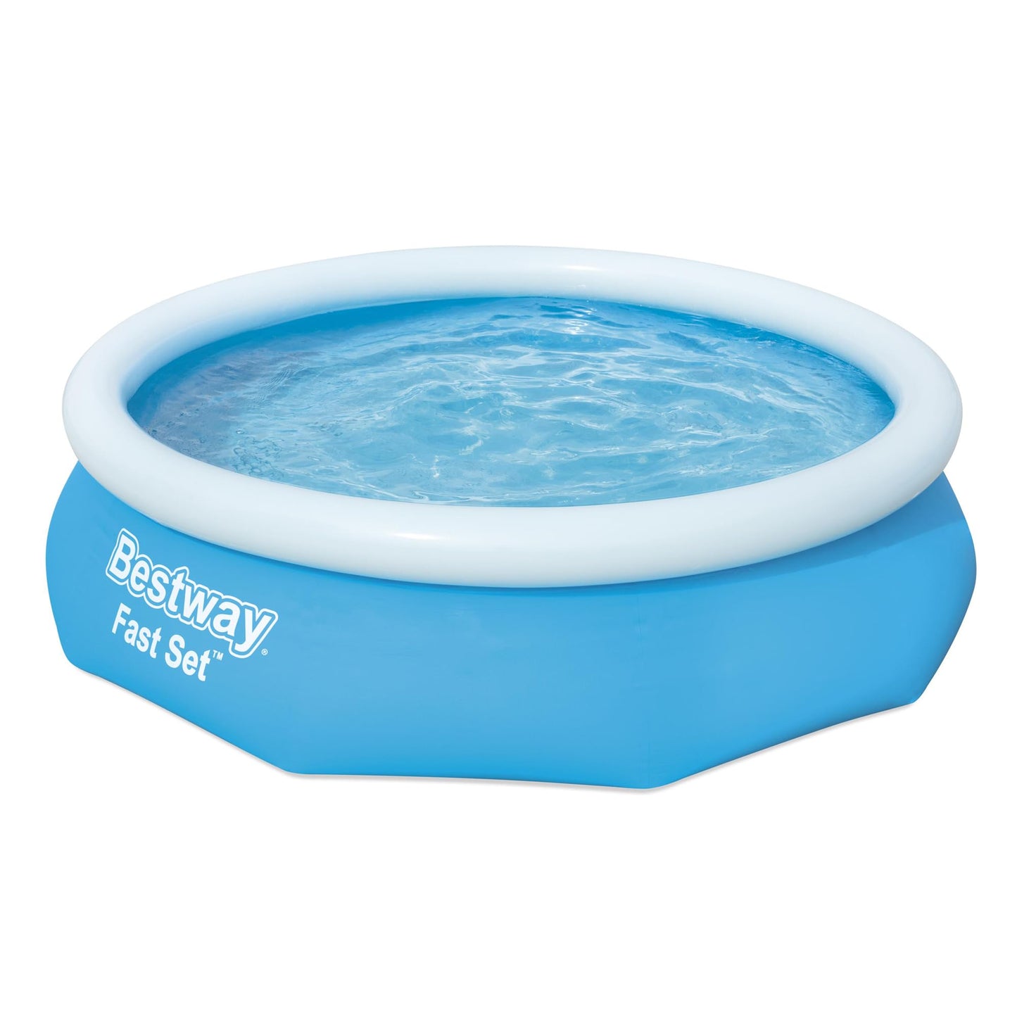 Bestway Fast Set 10' x 30" Above Ground Pool Set, Blue