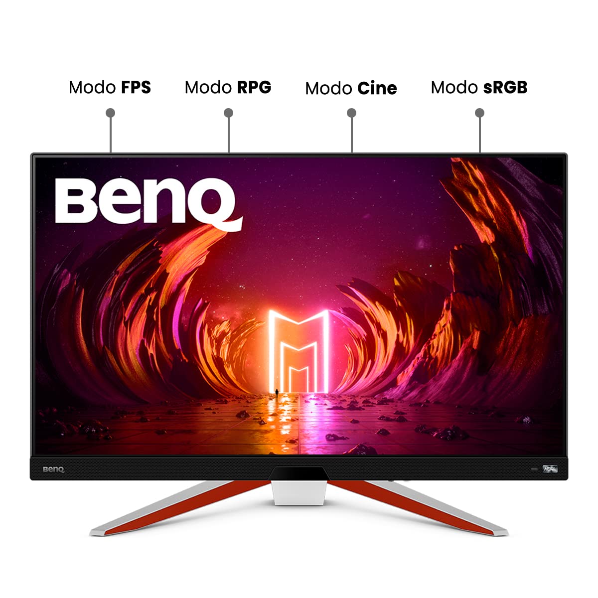 Monitor BenQ MOBIUZ EX2710U 27 Pulgadas UHD HDRi IPS 144Hz 1ms FreeSync Premium Pro Bisel Delgado