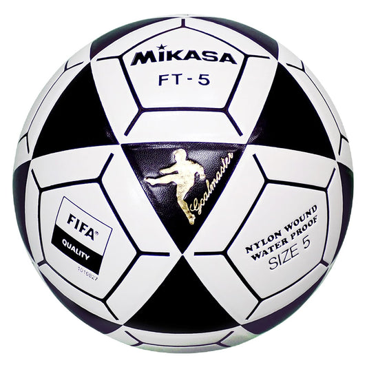 Balón de Fútbol Mikasa Negro y Blanco Talla 5 Goal Master
