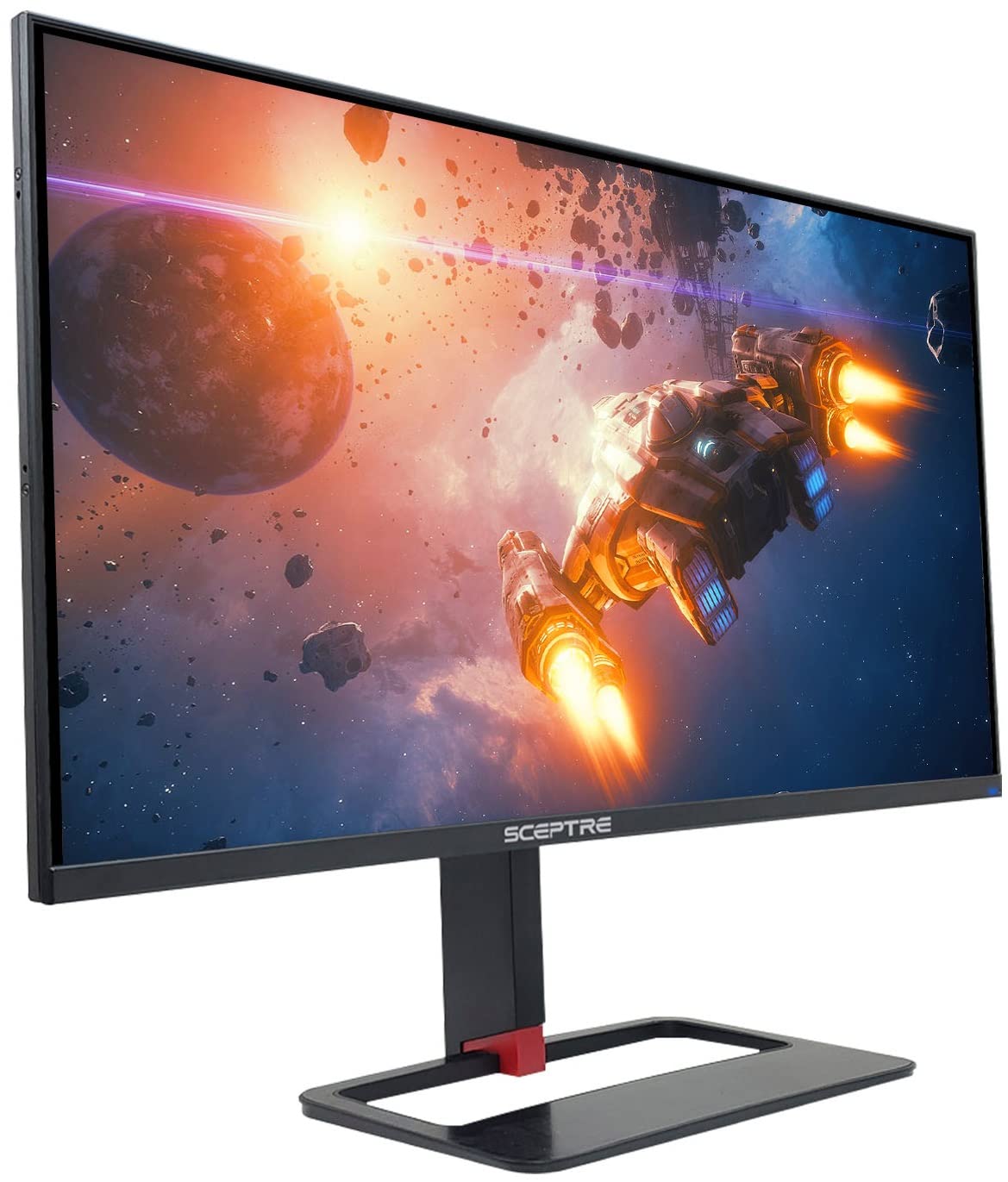 Monitor LED Sceptre Negro Bronce IPS QHD 27 Pulgadas 144 Hz 1 ms Altura Ajustable con Altavoces Integrados