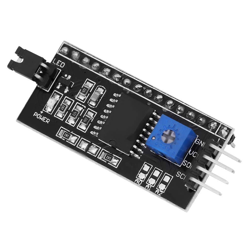 Placa Adaptador IIC/I2C YWBL-WH 5V Convertidor Módulo para 1602 LCD