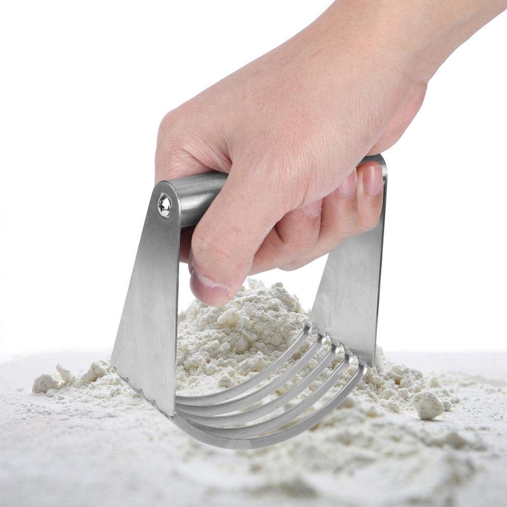 Batidora de masa, batidora de repostería de acero inoxidable Mezclador de harina de masa Cortador Herramientas de cocina para el hogar