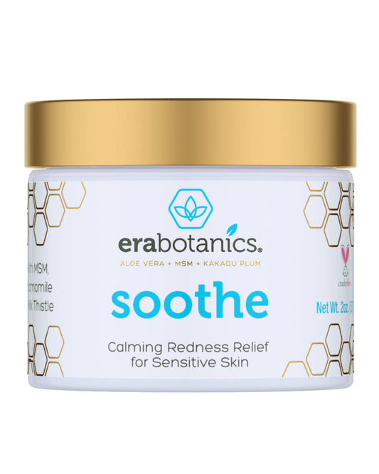Rosacea Redness Relief Treatment Cream - Soothe Anti Inflammatory Natural Face Moisturizer Cream For Rosacea, Eczema, Acne, Dry, Sensitive Skin With Milk Thistle, MSM, Avocado Oil & Chamomile