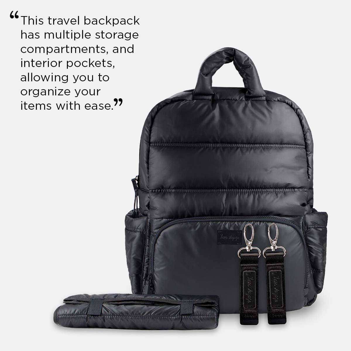 7AM Voyage Bolsa Pañalera - BK718 Bolso Organizador Impermeable Grande Para Bebés