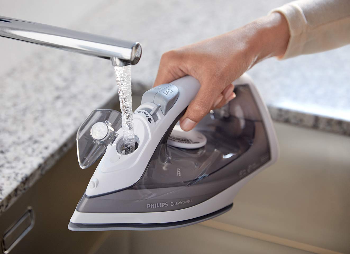 Plancha de Vapor Philips Gris Suela de Cerámica 2000W