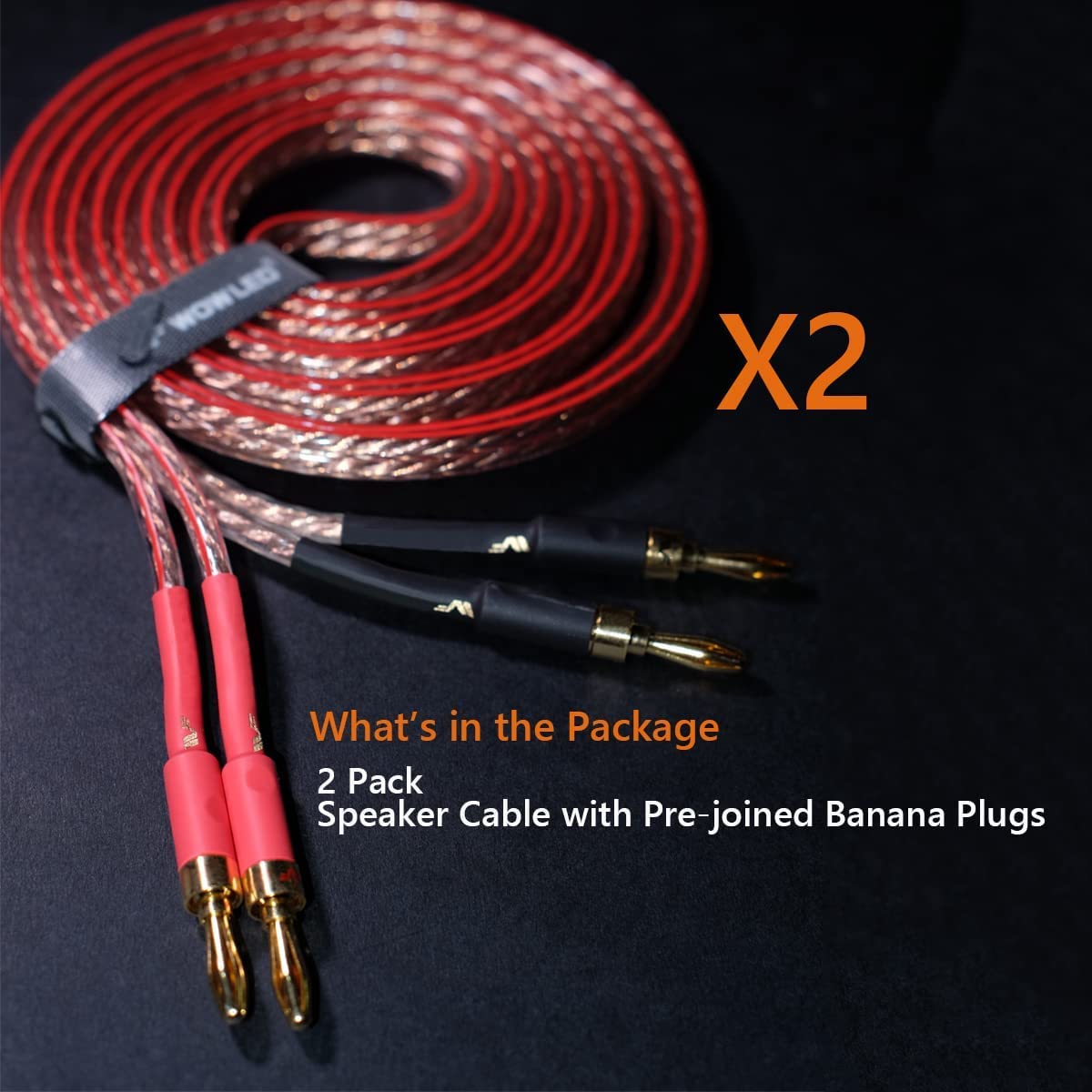 Cables de Altavoz UCINNOVATE 13 AWG Oro Cobre de Alta Fidelidad