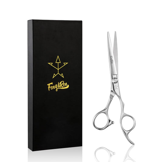 Fengliren Tijeras De Peluquería Profesionales De Alta Gama, Extremadamente Afiladas, De 15 Cm (6"), Fabricadas En Aleación De Acero Inoxidable. Ideales Para Salones De Belleza Y Uso Doméstico.