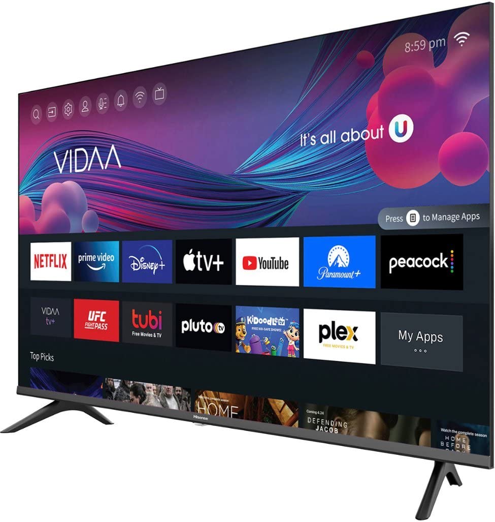Hisense Television de 40" Class A4G Series Full HD 1080p Smart LED TV Funciona con Alexa 40A4GV (Reacondicionado)