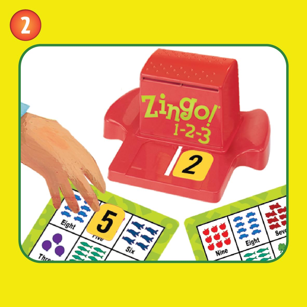 Juego de Bingo ThinkFun 1-2-3 Números para Mayores de 4 Años Ganador del Premio