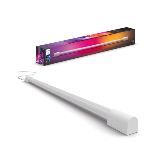 Tubo de Luz Philips Hue Blanco Iluminación Envolvente Compacta Requiere Hue Hub y Caja de Sincronización
