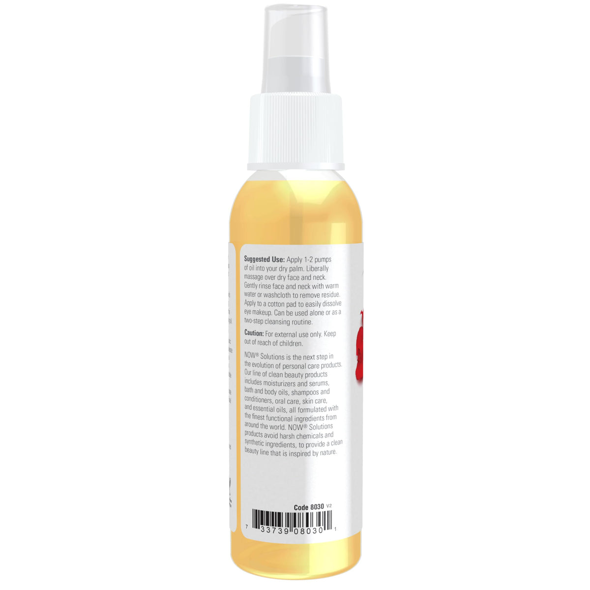 Now Foods Aceite Limpiador Facial Calmante De Rosas Con Aceite De Jojoba, Vitamina E Y Absoluto De Rosa, 4 Onzas Líquidas Oro Amarillo 4 Onzas Líquidas (Paquete De 1)