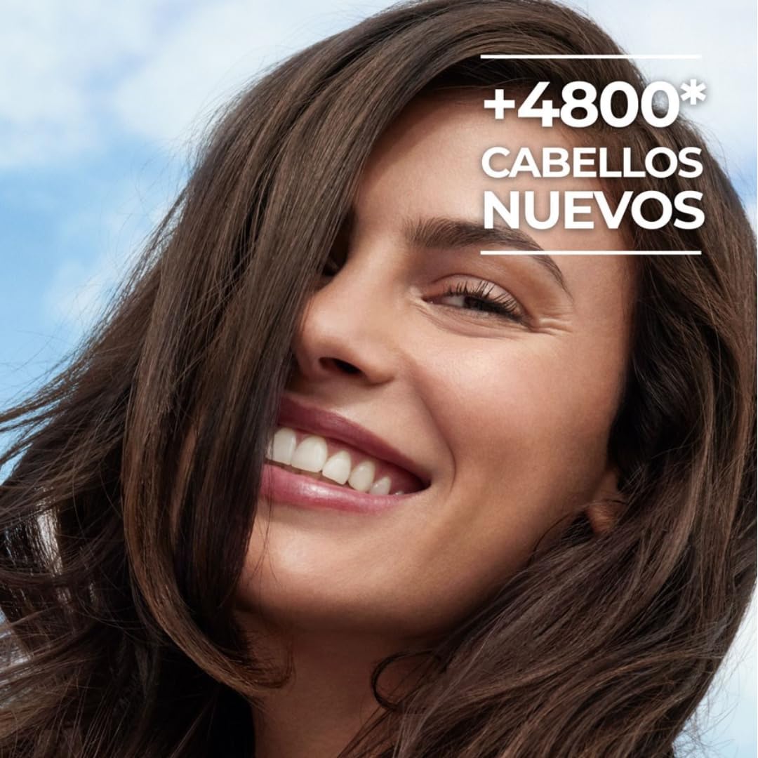 Set Triple Acción Yves Rocher ANTI-CAÍDA: Shampoo Fortalecimiento y Densidad Cabello + Ampolletas Estimulantes Crecimiento con Fructanos Agave y Lupino Blanco