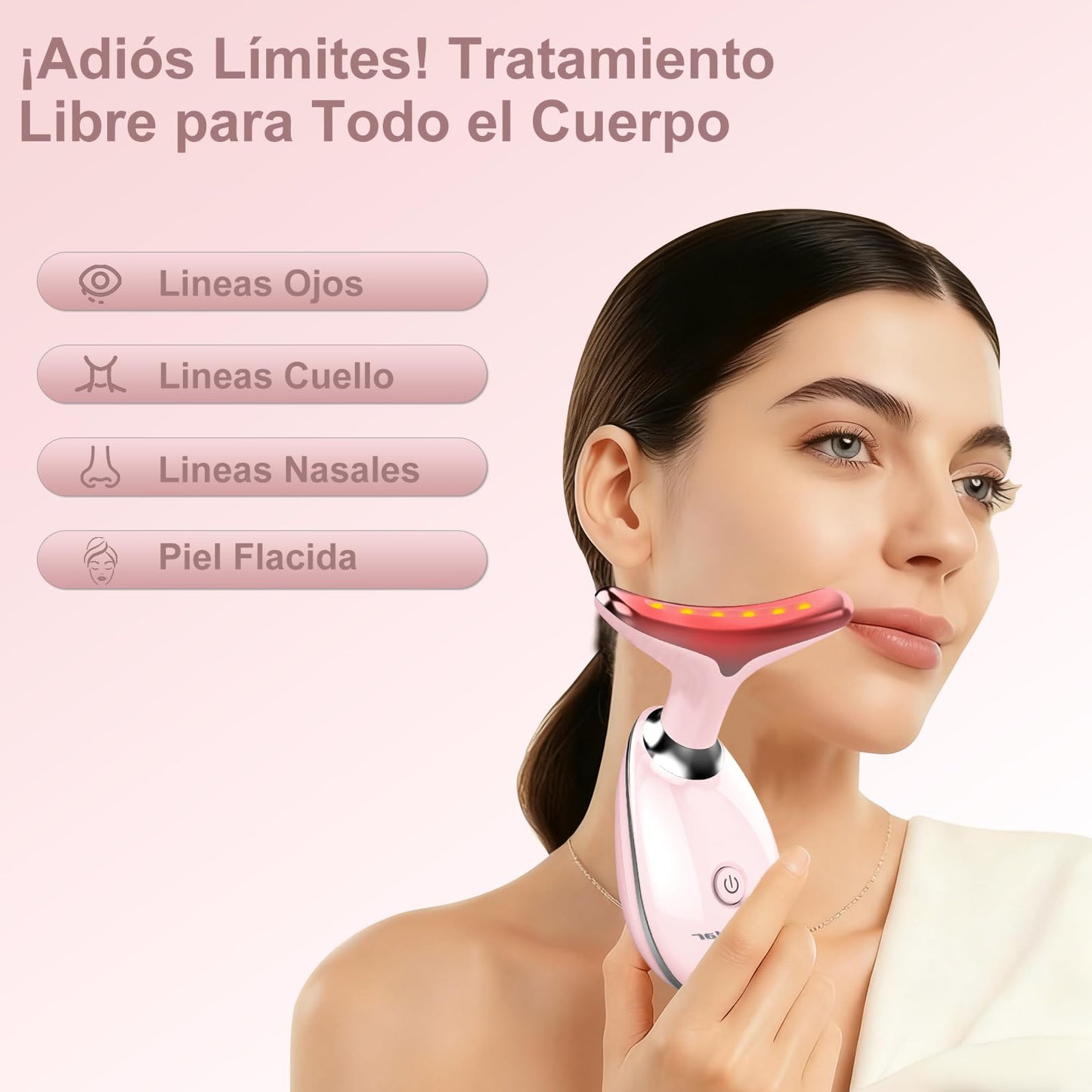 Spardar Masajeador Facial, Estirar Levantar la Piel Masajeador de Vibración