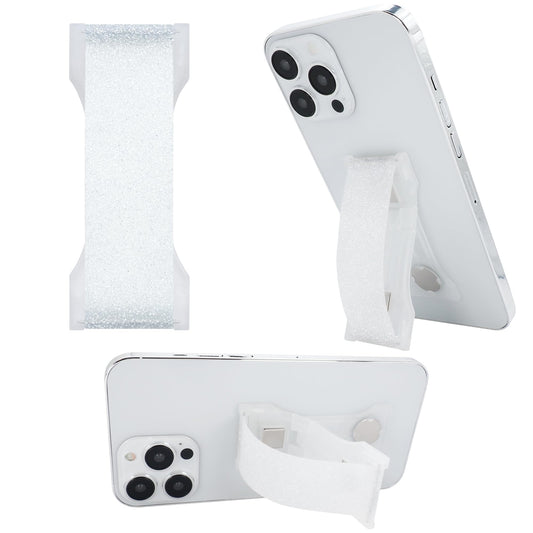 Correa de Silicona LOVEHANDLE Transparente con Purpurina Pro Premium para Teléfono Inteligente y Tablet