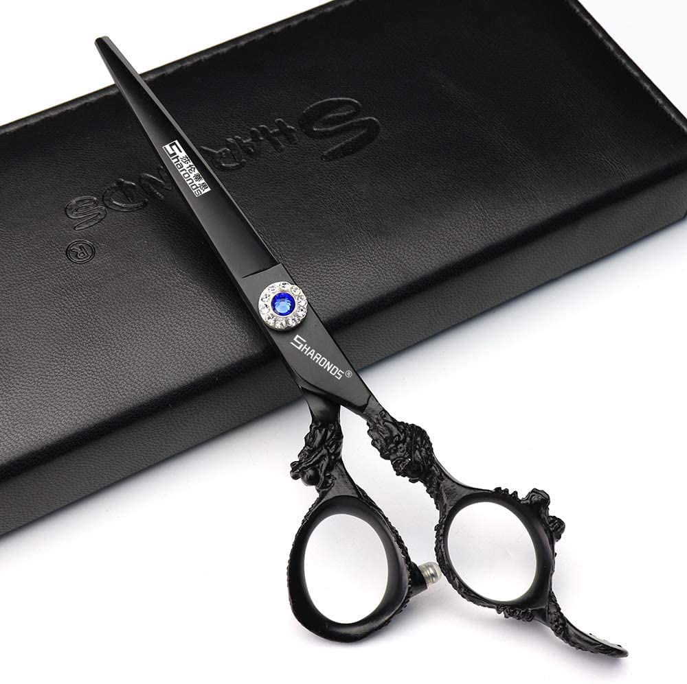 Tijeras de peluquería profesionales, tijeras japonesas para el cabello, tijeras de corte de peluquería y tijeras de corte(6-inch cutting-D)