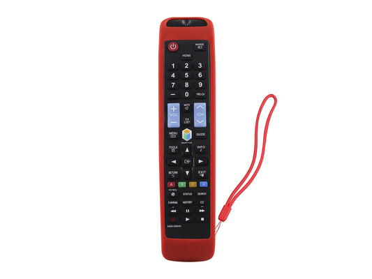Funda Silicon para Control Samsung Bn59 Smart TV Case Protector (Red)