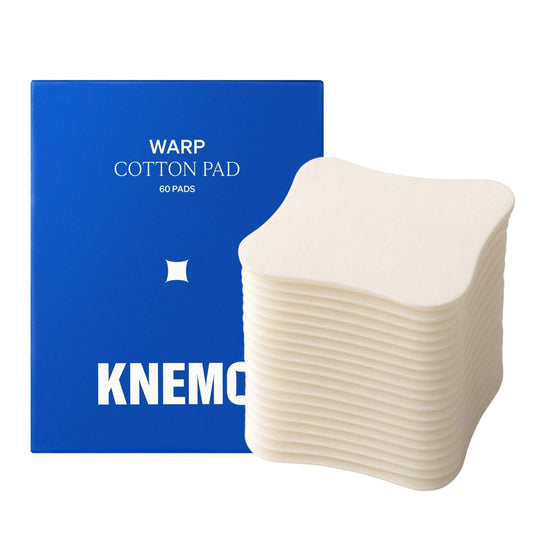 Discos De Algodón KNEMO Ultraabsorbentes Warp 3 Capas Para Rostro y Contorno De Ojos