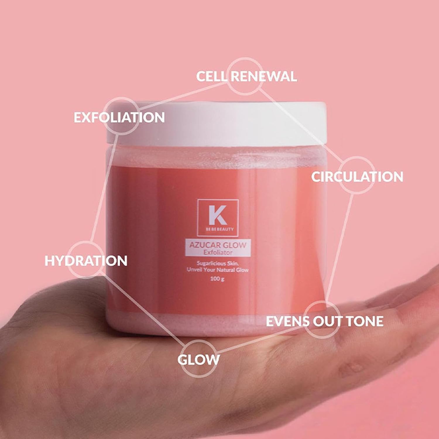 Exfoliante Facial Sugar Glow 2024 para Piel Suave y Radiante