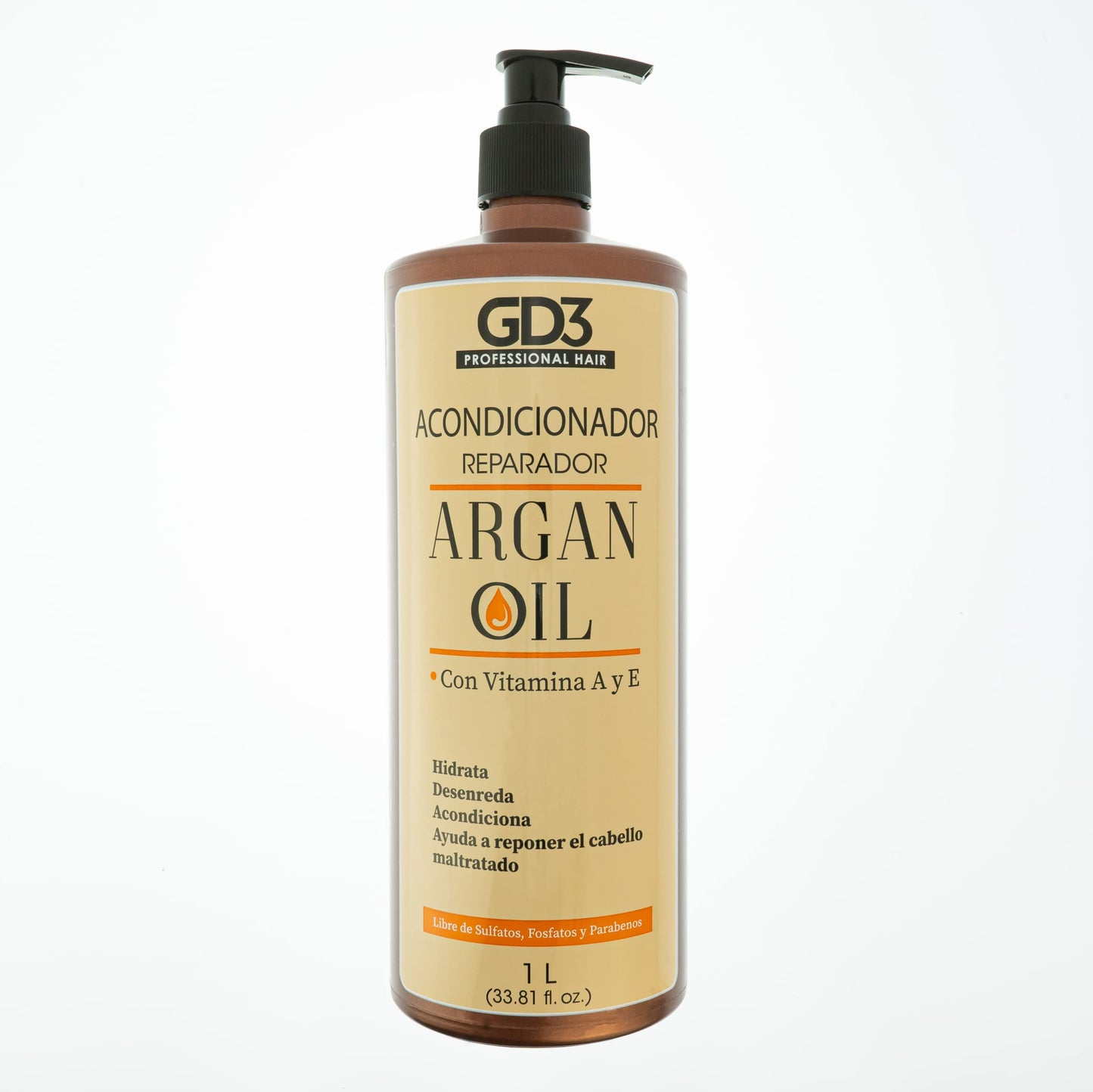 GD3 Acondicionador Reparador con Aceite de Argán 1 Litro