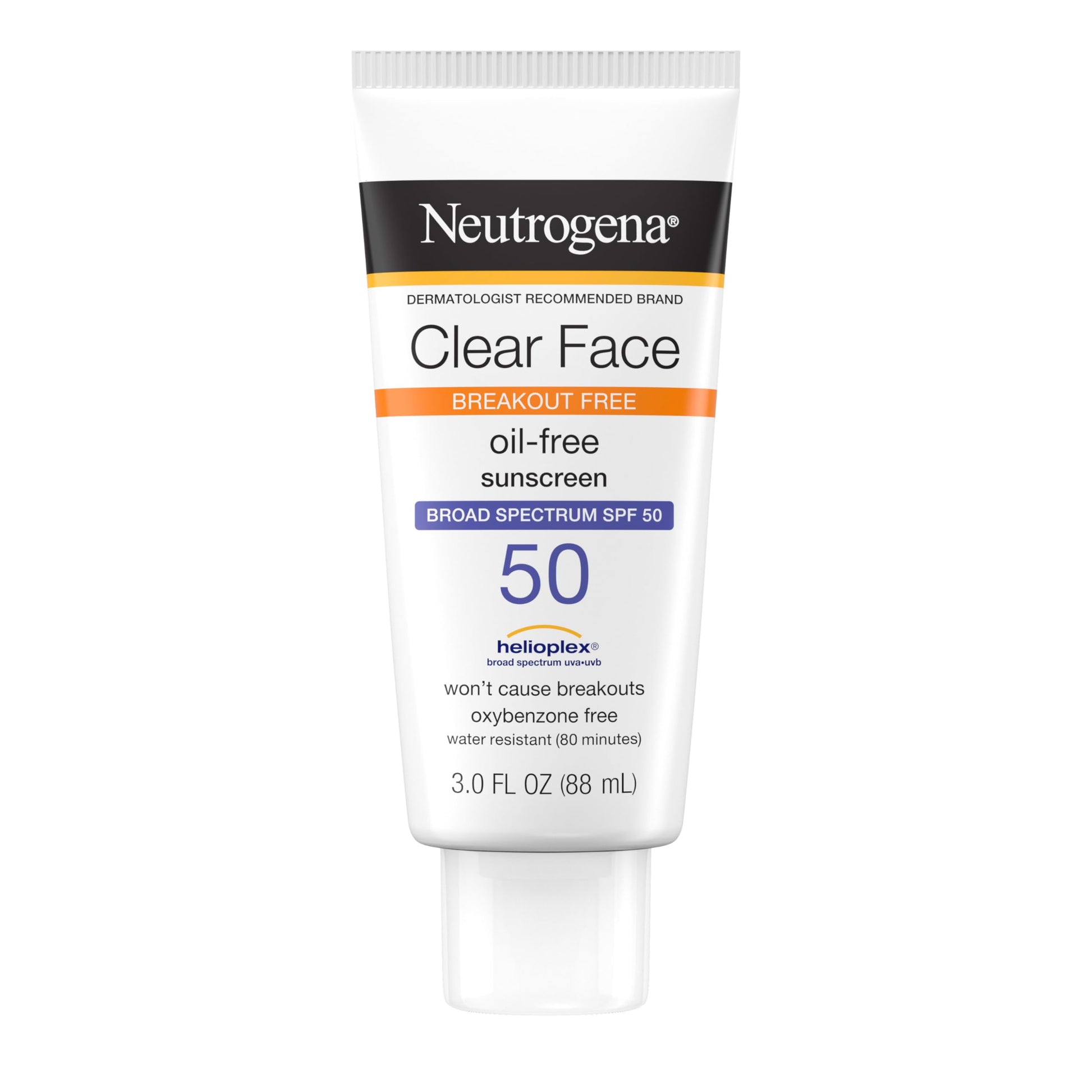 Protector Solar Facial Neutrogena SPF 50 UVA/UVB Claro para Piel Propensa al Acné