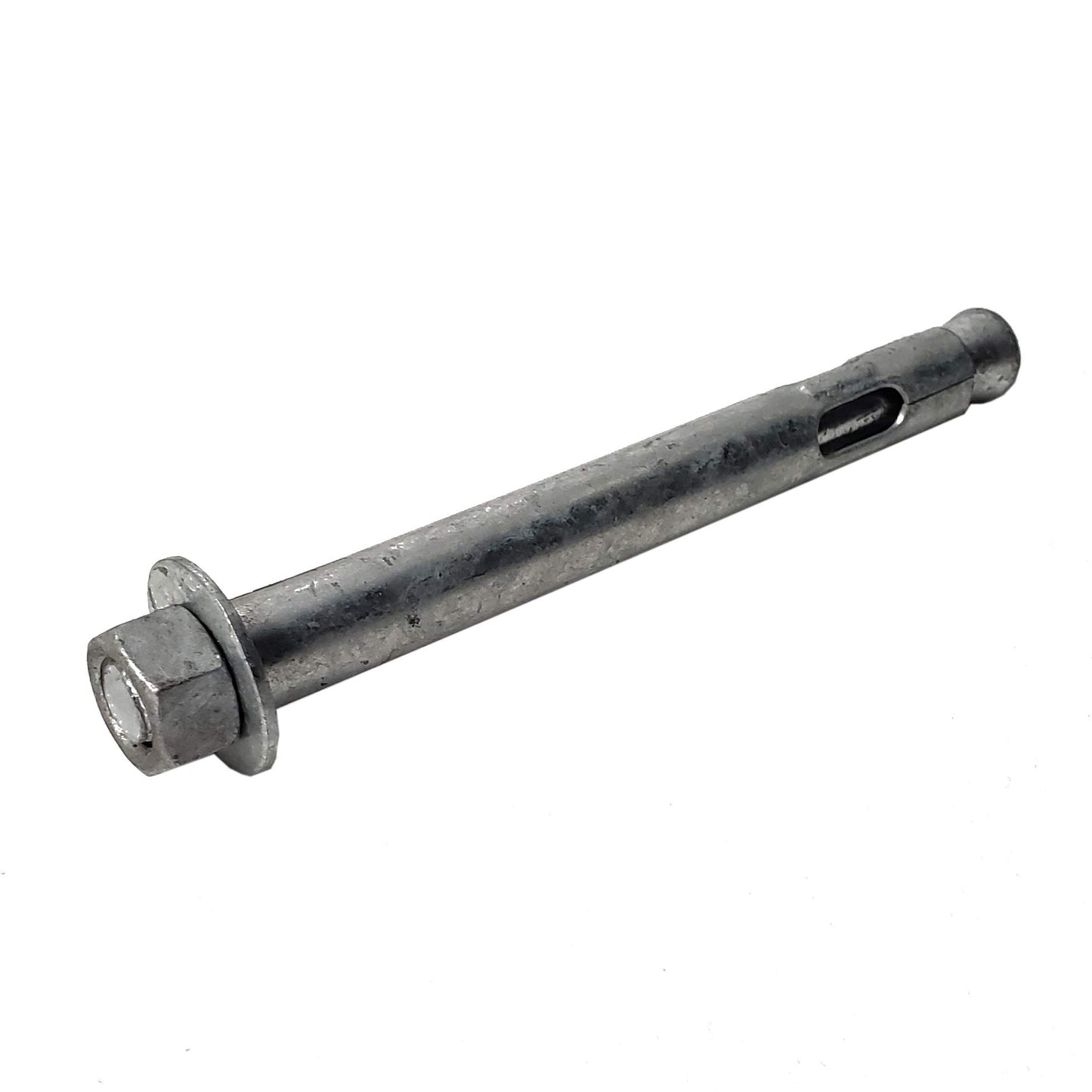 Anclaje de manga de 5/8 x 6 pulgadas | Galvanizado en caliente | Cabeza hexagonal | 10 unidades por caja