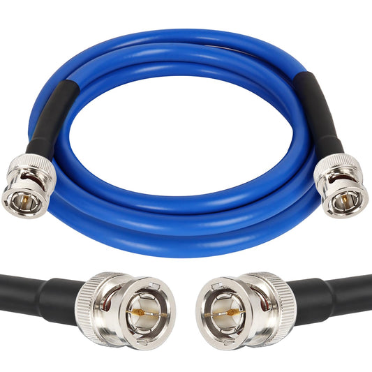 XRDS - Cable RF 12G SDI 4 pies, cables de vídeo SDI 3G/6G/12G 75ohm BNC macho soporta HD-SDI/3G/6G-SDI/4K/8K para convertidor de cámara de seguridad de vídeo