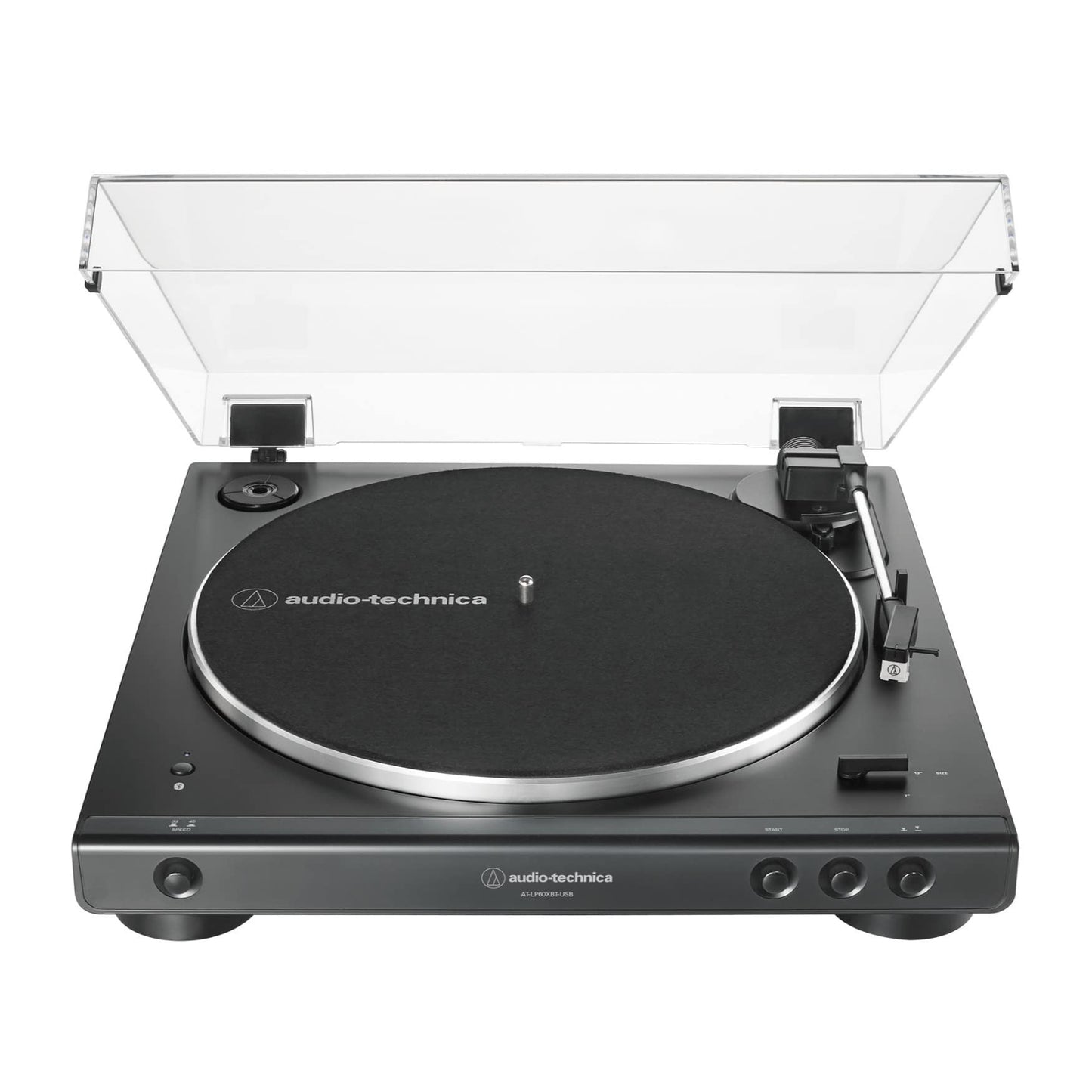 Audio-Technica AT-LP60XBT-USB-BK Tocadiscos Totalmente automáticos de tracción por Correa con Bluetooth y USB
