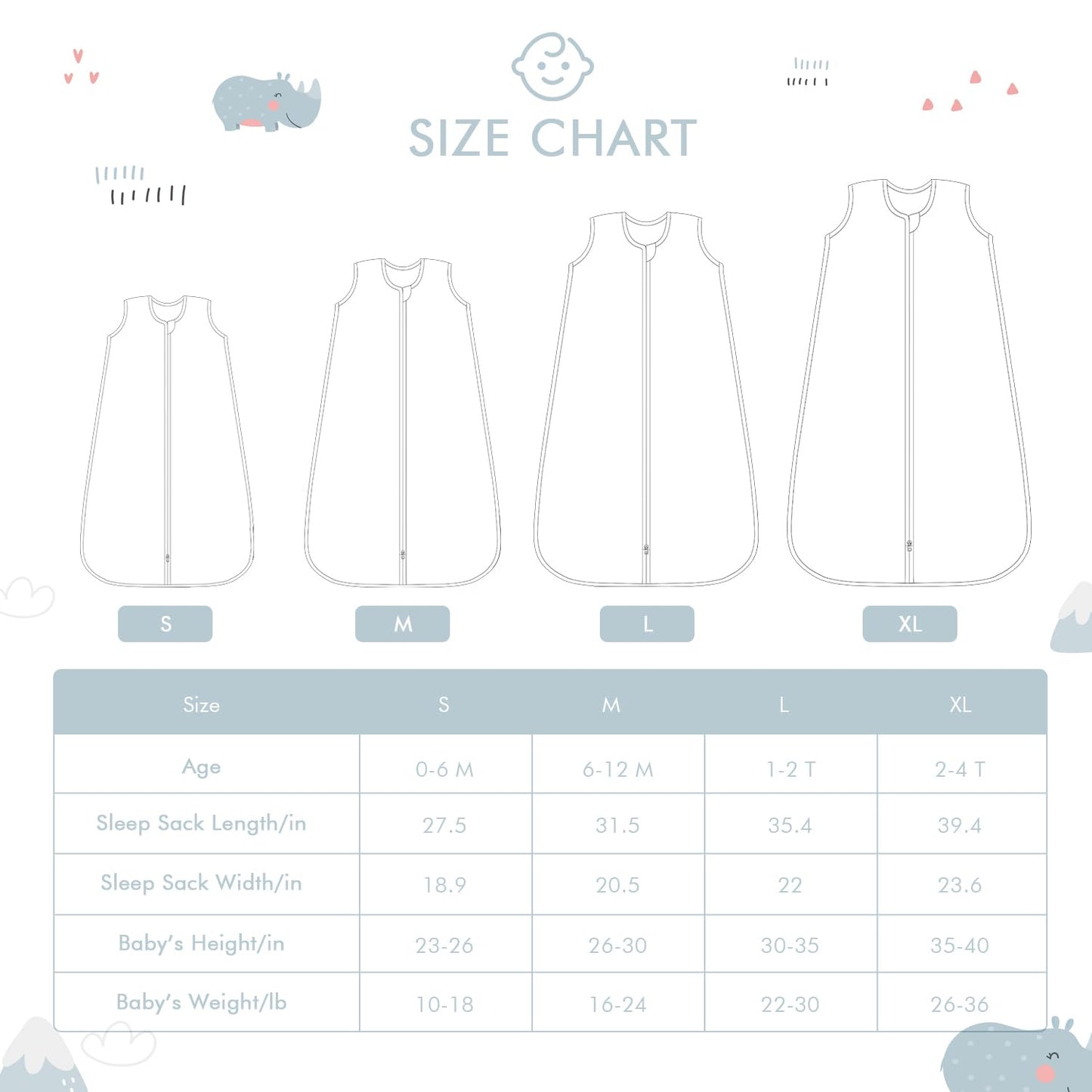 TADO MUSLIN - Saco de dormir para bebé de 6 a 12 meses, manta portátil para bebés, 100% algodón orgánico, cierre de 2 vías, YKK 0.5 TOG, sacos de dormir para niños pequeños