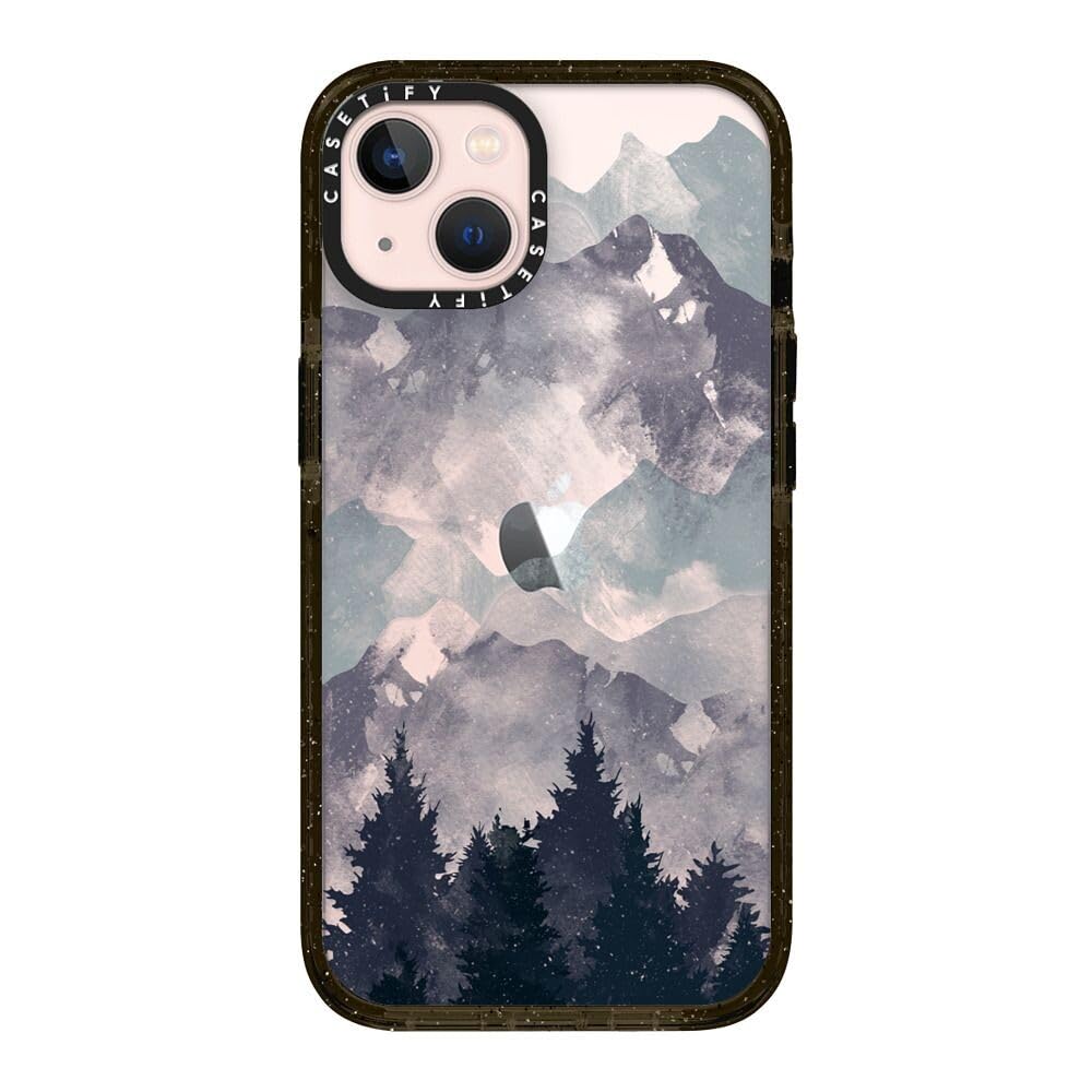 CASETiFY Impact - Funda para iPhone 13 [protección contra caídas de 6.5 pies] - Funda transparente Winter Tale