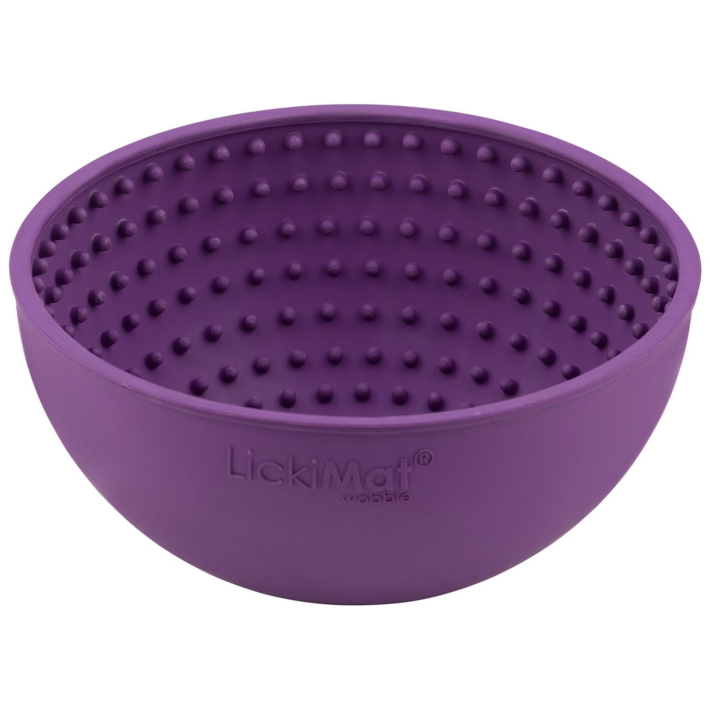 LickiMat Wobble, tazón de alimentador lento para perro, reductor de ansiedad de aburrimiento; perfecto para alimentos, golosinas, yogur o mantequilla de maní. Fun Alternative to a Slow Feed Dog Bowl,