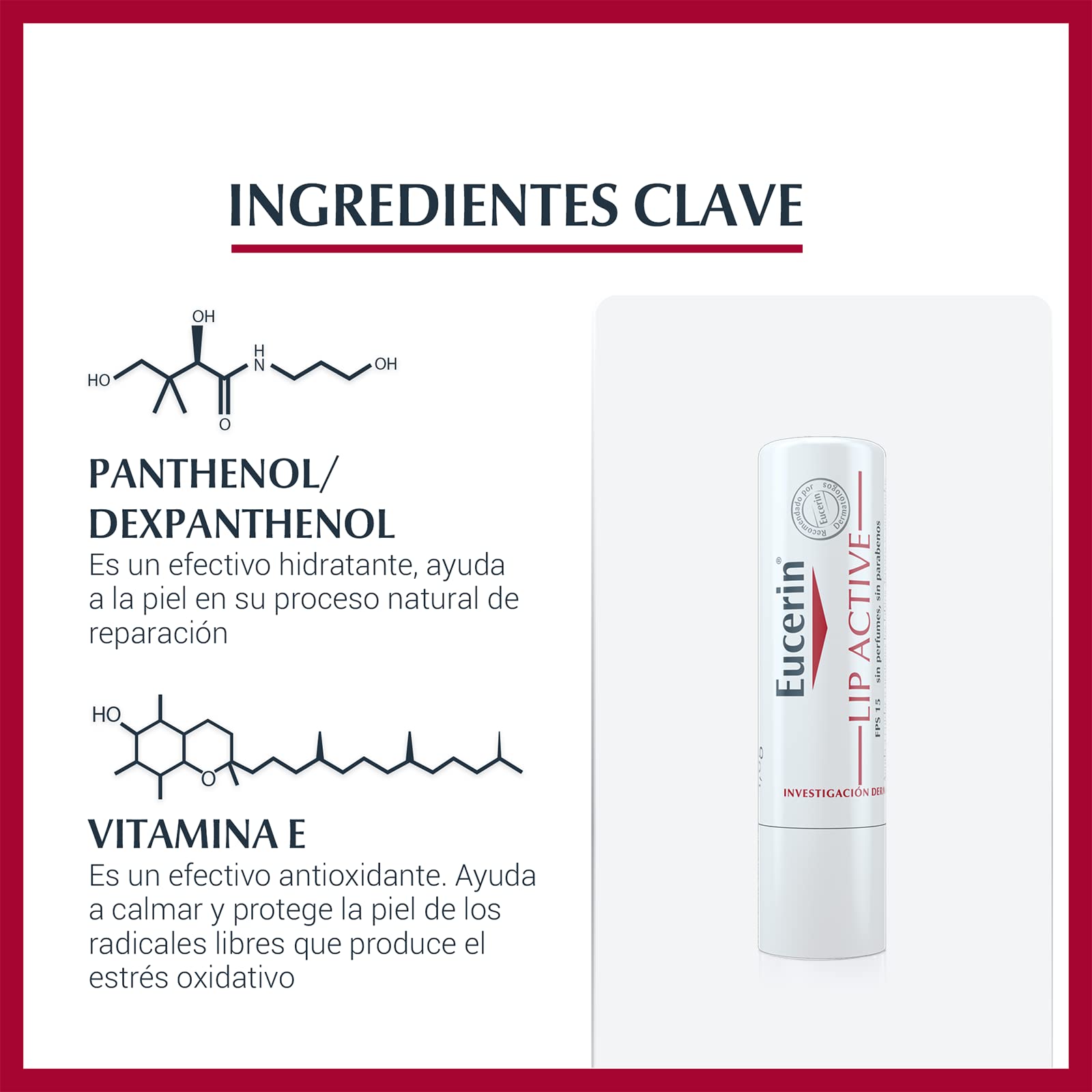 Eucerin Bálsamo labial Reparador de Labios SOS 10ml + Bálsamo labial Protector de Labios FPS 20 48 gramos, Fortalece y protege piel seca y agrietada, 2 unidades