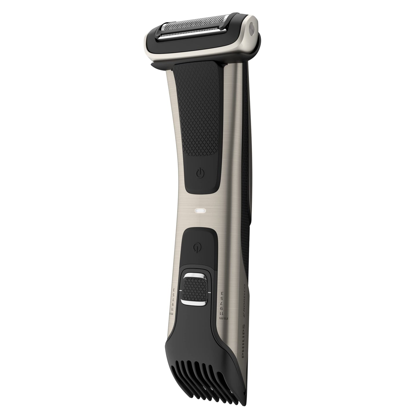 Philips Norelco BG7040/42 Bodygroom Series 7000 - Afeitadora de cuerpo a prueba de ducha con funda y cabezal de repuesto
