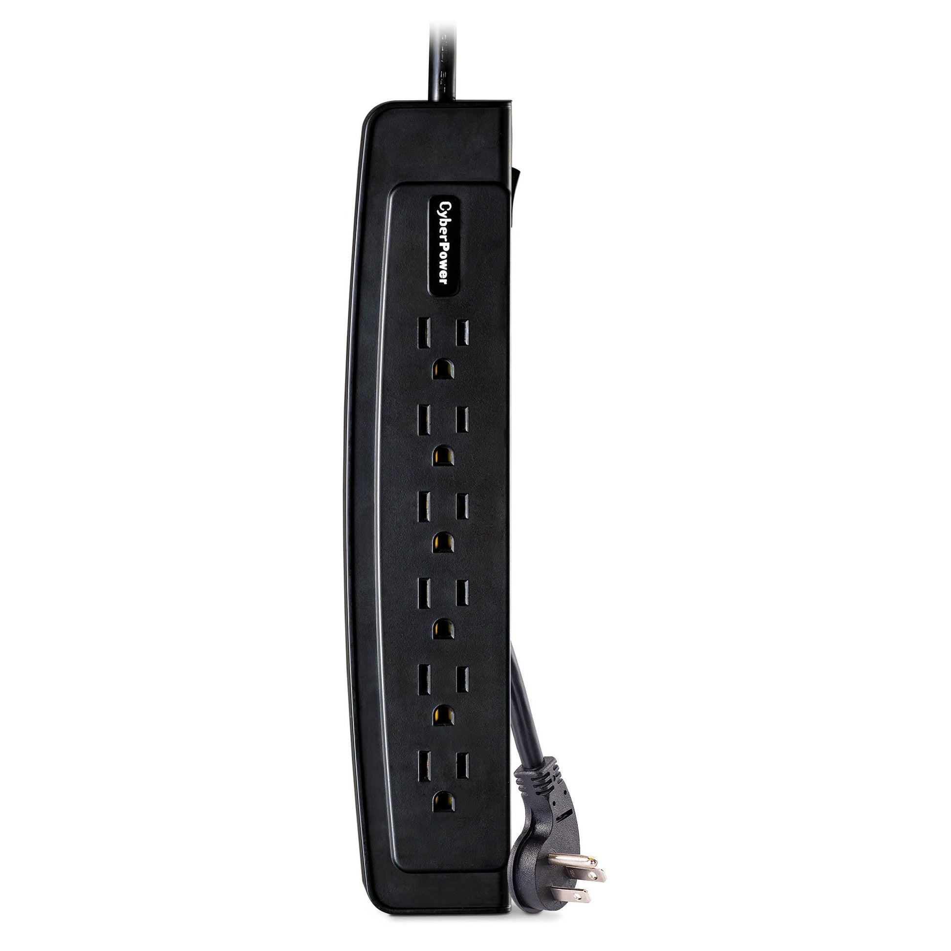 CyberPower CSP604T Professional Surge Protector, 1350J/125V, 6 Outlets, 4ft Power Cord