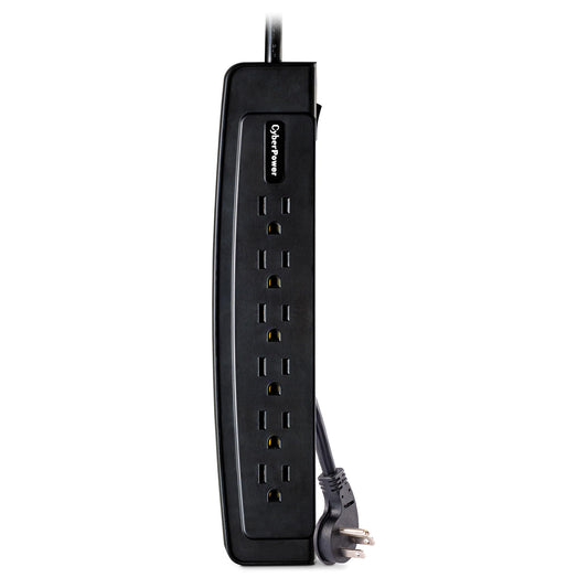 CyberPower CSP604T Professional Surge Protector, 1350J/125V, 6 Outlets, 4ft Power Cord