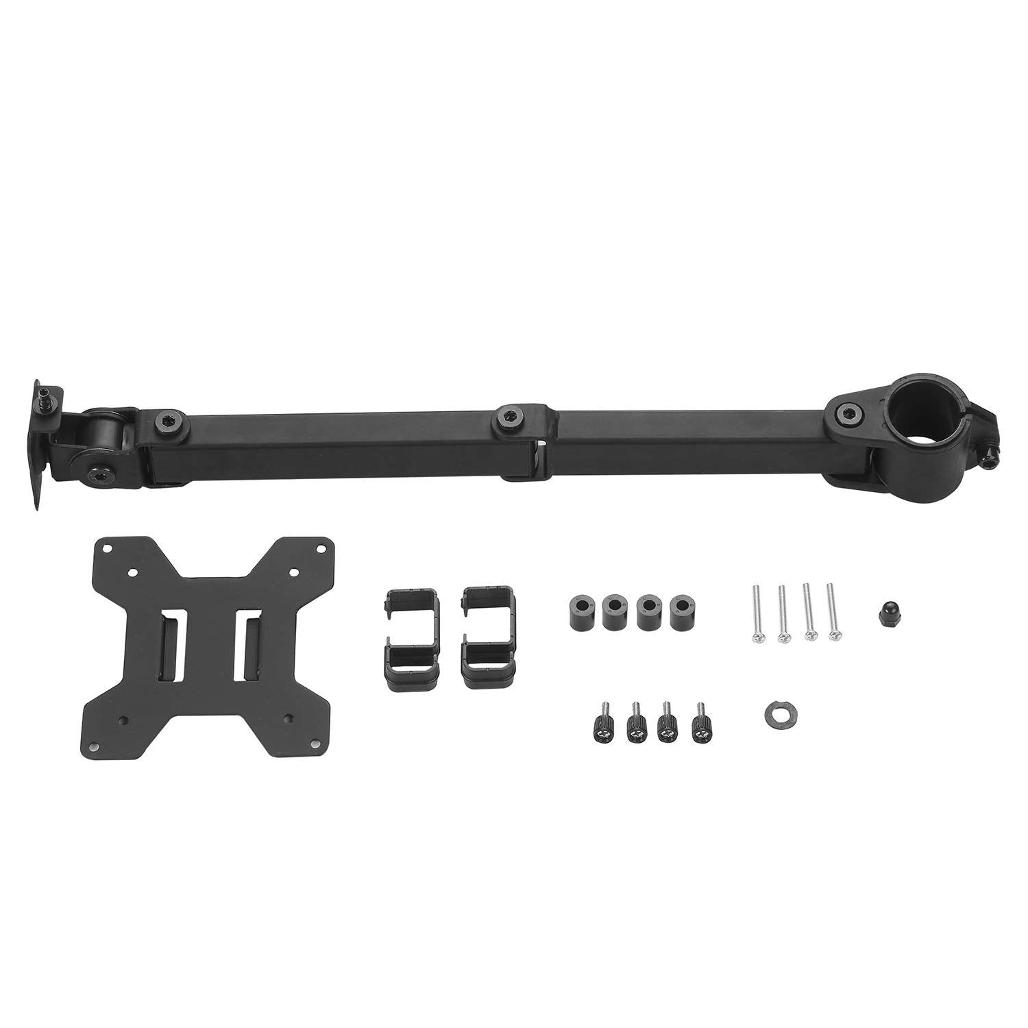 Brazo de Monitor Ajustable WALI Negro con Soporte VESA