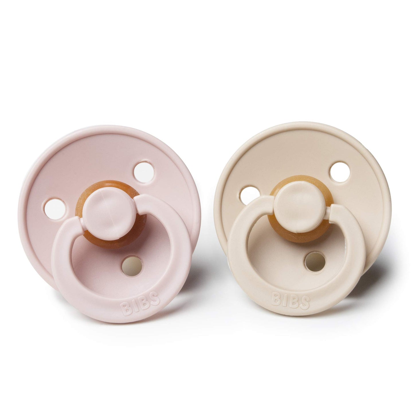 Chupón de goma natural sin BPA, fabricado en Dinamarca, paquete de 2 de BIBS