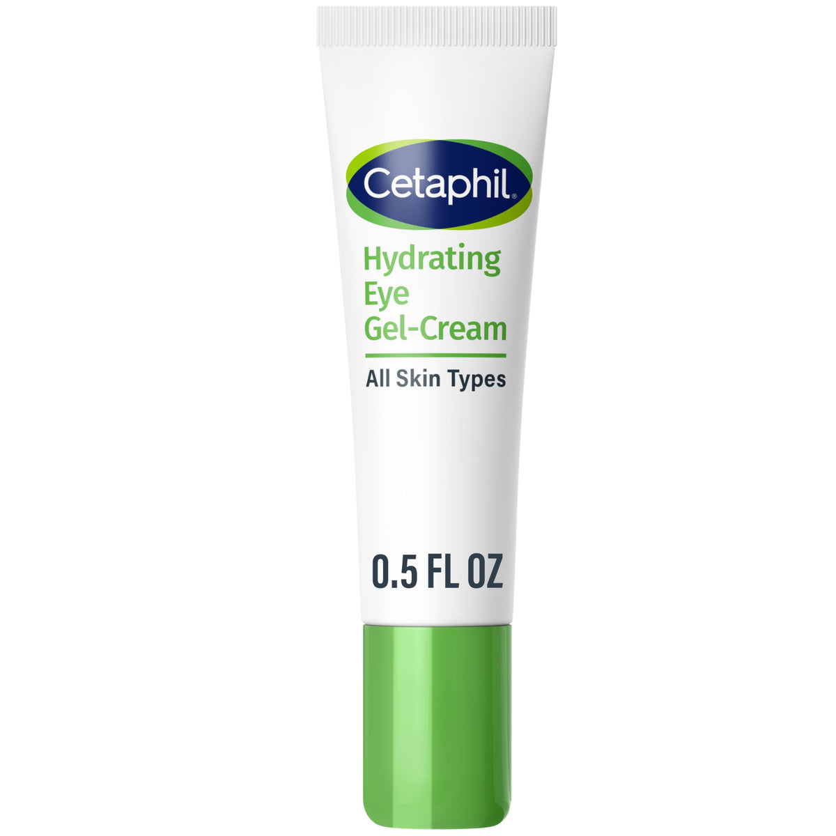 Cetaphil - Crema hidratante en gel para ojos con ácido hialurónico, diseñada para hidratar, iluminar y suavizar profundamente la zona debajo de los ojos, para todo tipo de piel, hipoalergénica y adecuada para pieles sensibles, 0,5 onzas líquidas Oz