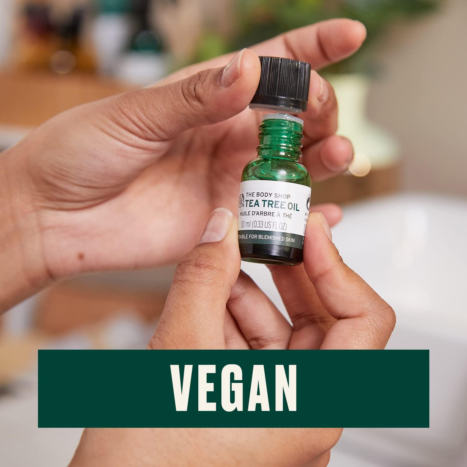 The Body Shop Tea Tree Oil, 0.33 Fl Oz (Vegan)