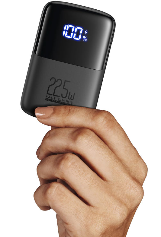 INIU Power Bank, Mini 10000mAh Bateria Externa Carga Rapida, USB C PD3.0 QC4.0 Cargador Portatil, Powerbank con Soporte para iPhone 16 15 14 13 12 Pro Samsung S22 S21 iPad Xiaomi Huawei Google etc.