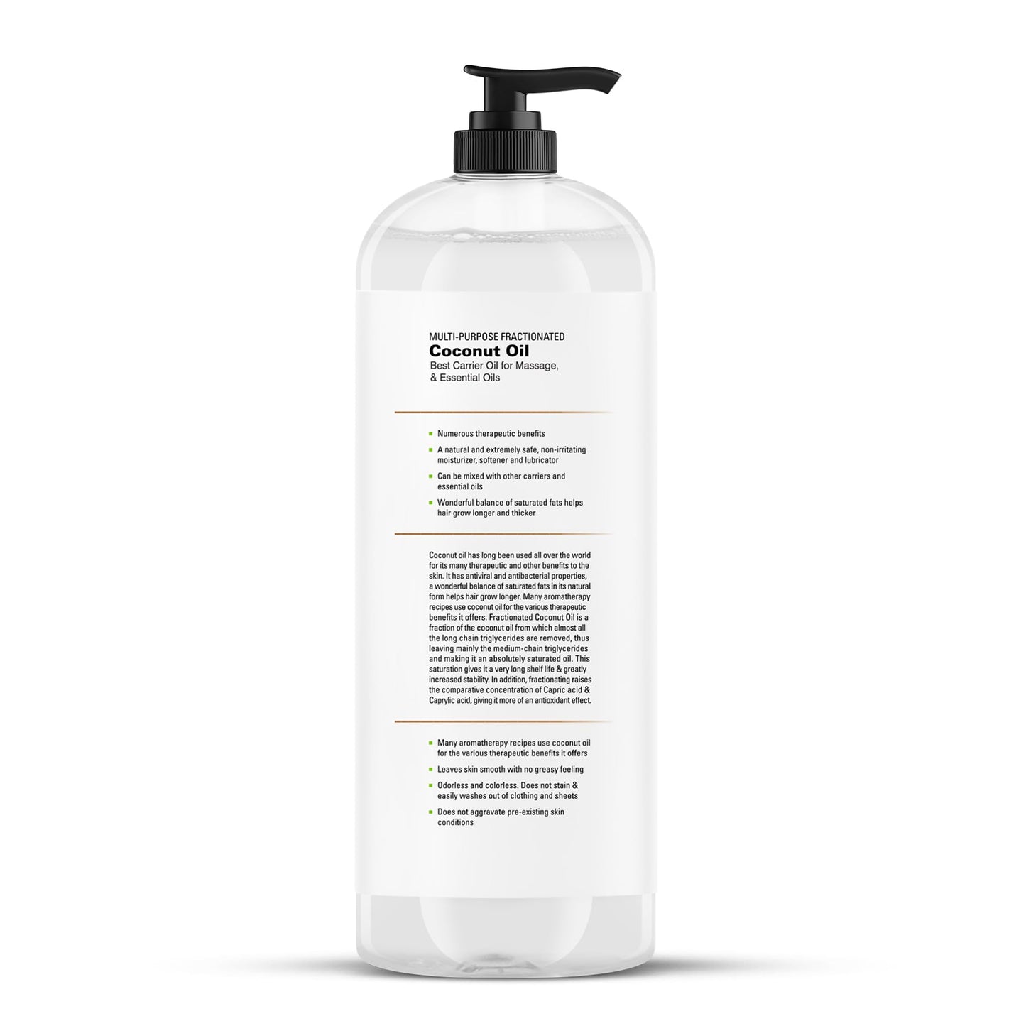 MAJESTIC PURE Bordative Fractionated Coconut Oil