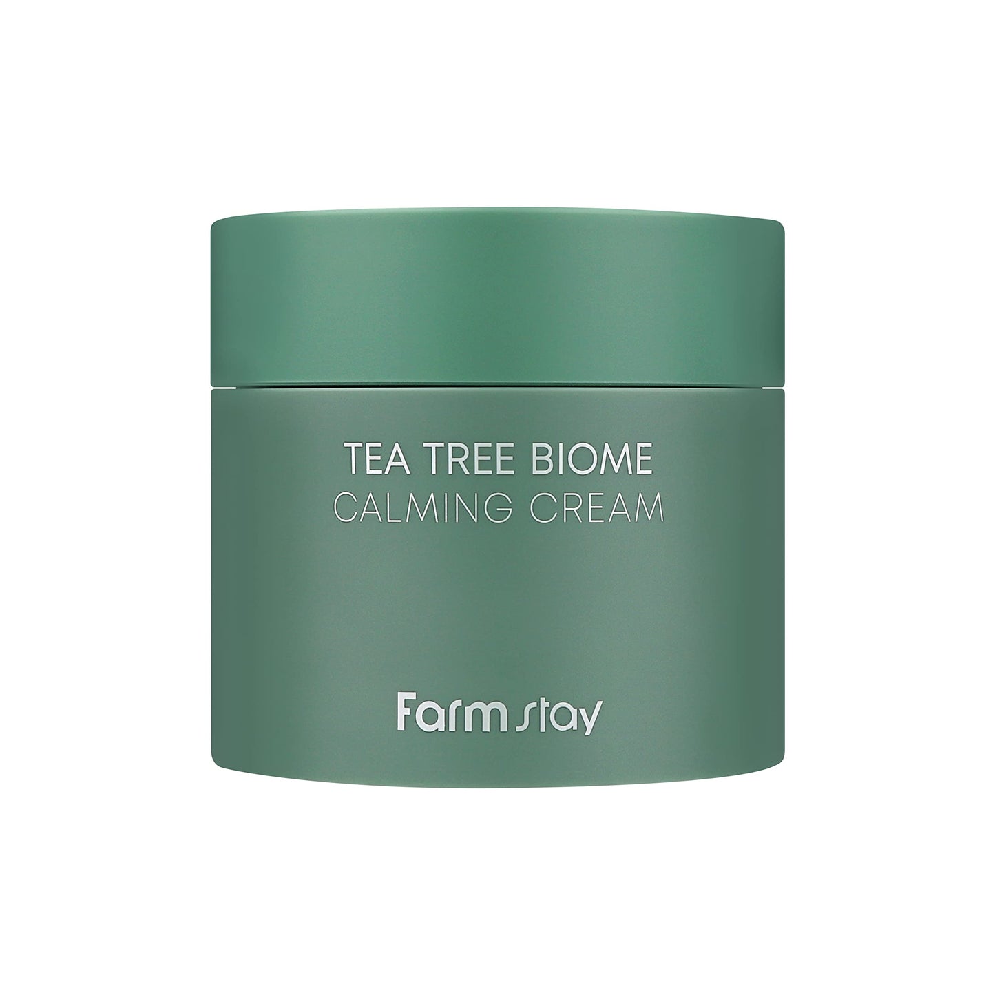 Farm Stay FARMSTAY Tea Tree Biome Calming Cream - Daily Face Moisturizer, Korean Skin Care, Calming and Hydrating Cream for Dry, Sensitive Skin, Tea Tree Face Cream, Wrinkle Improvement, 2.70 Fl. Oz / 80ml