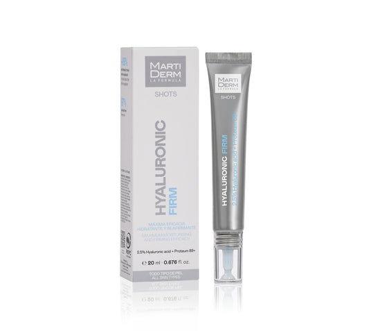 MaartiDerm Shot Hyaluronic Firm al 2.5% + PROTEUM 89, Hidratación intensa 20ml