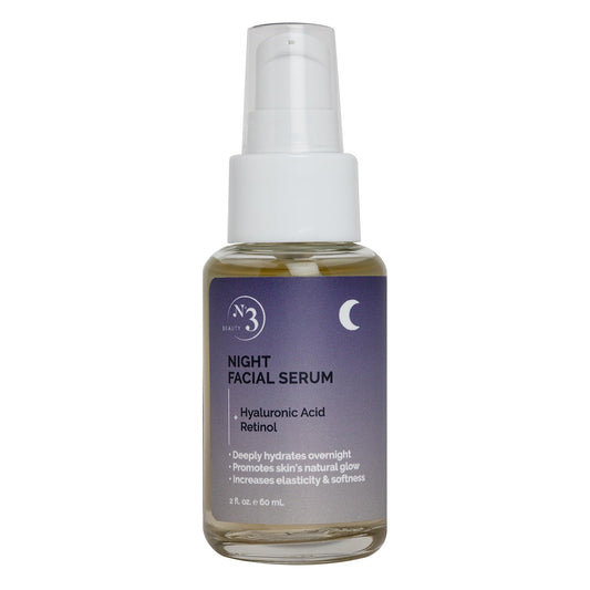 No 3 Hyaluronic Acid and Retinol Night Facial Serum 60 ml