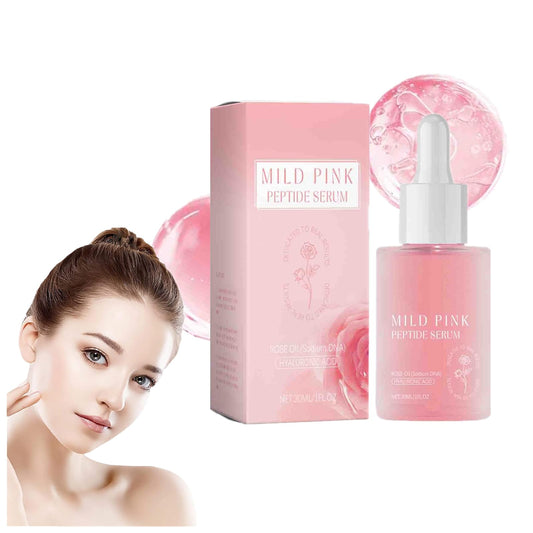 Rose PDRN Suero péptido rosa, Suero antienvejecimiento vegano PDRN para líneas finas y arrugas, antienvejecimiento minimiza las arrugas y levanta reafirmante (30ml,1pc)