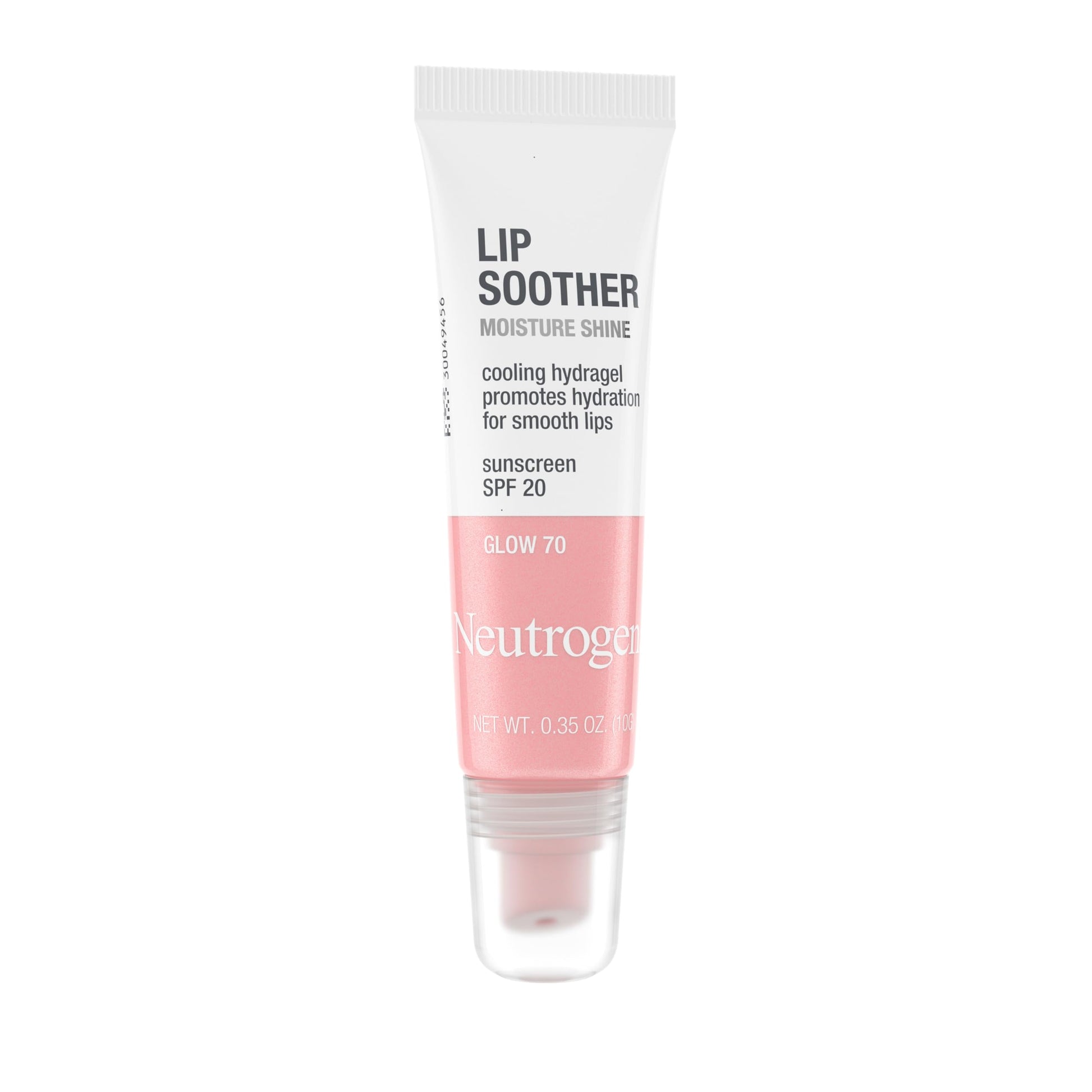 Neutrogena Moistureshine Lip Soother Gloss, Spf 20, Glow 70.35 Oz. - (Pack of 2)