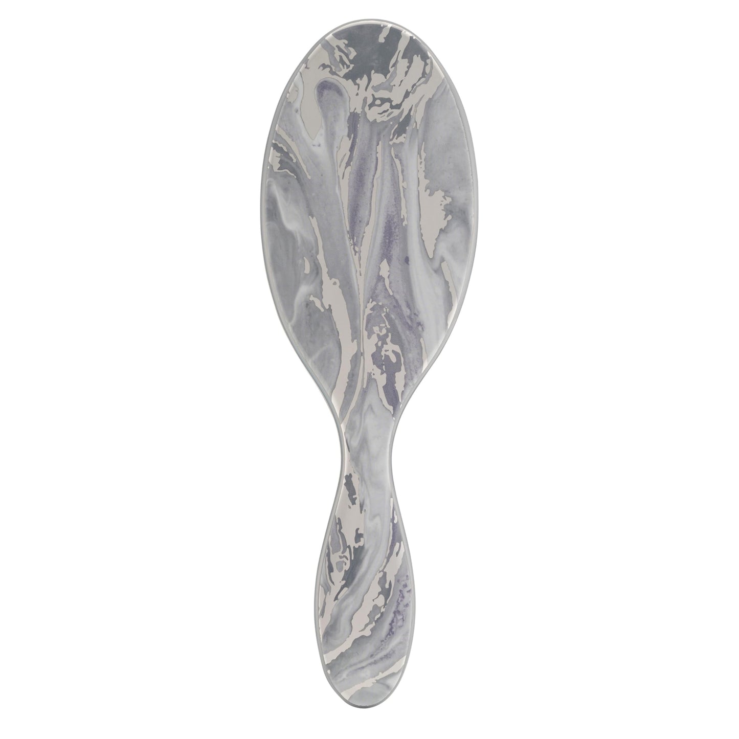 Wet Brush Cepillo desenredante original, mármol metálico, plateado, todo tipo de cabello, cerdas IntelliFlex ultra suaves que se deslizan a través de enredos con facilidad, peine sin dolor para hombres, mujeres, niños y niñas
