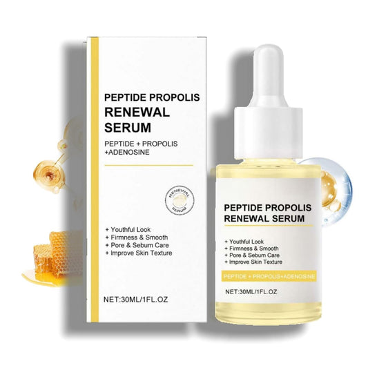 Peptide Propolis Serum,Peptide Propolis Serum Wrinkles Fine Lines Aging Skin, Anti-Aging Face Serum with Peptide Threads to Minimize Wrinkles and Improve Firmness (1Pcs)