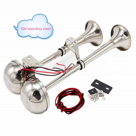 Bocina Eléctrica Viping Acero Inoxidable 150DB Doble Para Coche y Barco