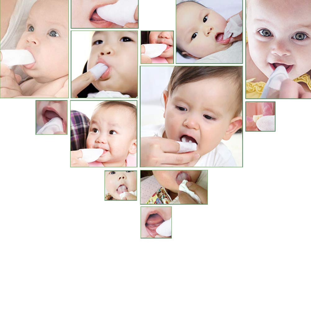Paño de Gasa Zmmyr Blanco para Limpieza Bucal de Bebés 0-2 Años